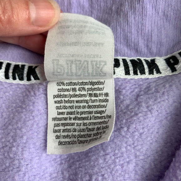 PINK Victoria's Secret Ombre 1/4 zip pullover XS - Picture 4 of 4